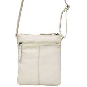 Sac à bandoulière de téléphone en cuir véritable à grain de galets naturels de qualité supérieure de luxe deux sangles fermeture éclair fournisseur indien fabricant - Product Image 5