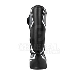 Espinilleras de Cuero Personalizadas al por Mayor, Protección Profesional para Fútbol, Protectores de Piernas para Entrenamiento Atlético, Equipo Deportivo Ligero - Product Image 2
