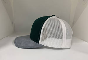Wholesale Indonesia MadeTri Color Blank Trucker Hats <b>Caps</b> Custom Branded Promotional High Quality 112 Outdoor 6 Panel Sport <b>Caps</b> - Product Image 3