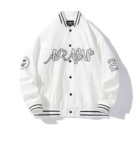 College Letterman Baseball Varsity Vestes Laine Polyester Shell pour l'hiver 100% Polyester - Product Image 1