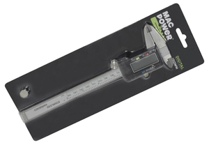 Calibro digitale in acciaio inossidabile 0-150 mm. (Mader 66653) (Confezione blister) - Product Image 1
