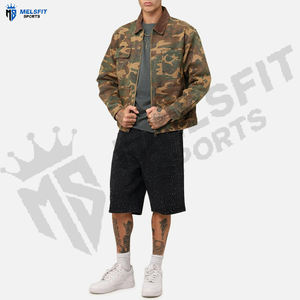 Made Pakistan <b>Men's</b> <b>Camo</b> Hunting Winter <b>Jacket</b> Breathable Eco-Friendly Windproof Lightweight Casual Wear Front Logo Ripstop - Product Image 6