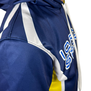 2025 haute qualité vente chaude bleu manches complètes hommes à capuche disponible en usine prix de gros basiques sublimation sweats à capuche - Product Image 5