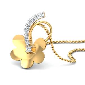 2024อินเทรนด์ unisex เงินชุบทองทองเหลืองจี้สร้อยคอวินเทจเรีอกแบบลายดอกไม้เพทายเพชรลูกปัดรูปทรงสันติภาพ - Product Image 3
