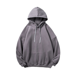 Vente en gros 2025 – Sweats à capuche oversize 220G pour hommes – Hiver – Respirants – Streetwear – Polyester/Coton – Logo personnalisé imprimé - Product Image 1
