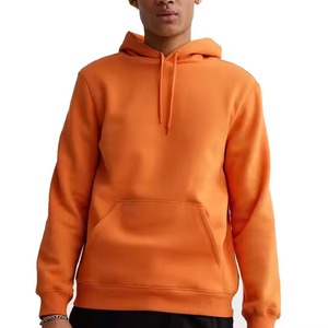 Sweat à capuche épais en molleton 100% coton, impression de logo personnalisée, unisexe, mode hiver, couleur unie, haute qualité, séchage rapide - Product Image 3