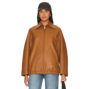 Recién llegado, chaquetas de cuero personalizadas para mujer, moda para mujer con relleno de algodón, longitud larga, precio bajo, cantidad a granel - Product Image 2