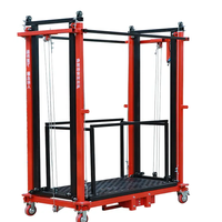 Échafaudage mobile électrique pliable et personnalisable de 500 kg, 2-12 m, pour travaux de construction, coffrage en béton et étaiement