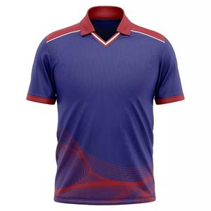 Camiseta deportiva, camiseta Polo al por mayor, camisetas de críquet personalizadas para hombre, diseño impreso, OEM, ODM 2024, ropa deportiva al por mayor - Product Image 5