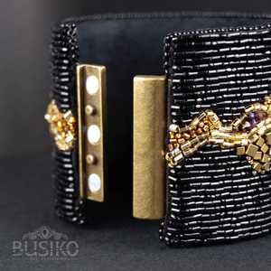 Brazalete de abeja con cuentas hecho a mano-Brazalete para mujeres y niñas - Product Image 4