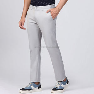 Nardon Apparel, venta al por mayor de pantalones deportivos informales ajustados de alta calidad para hombres, pantalones de golf de secado rápido de Color sólido con bolsillos laterales - Product Image 4