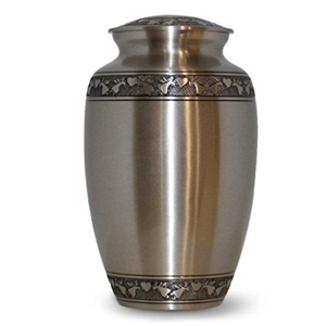 Attractive Design Home Decor Adult Funeral Urns Great Quality Solid Brass Engraving Design Cremation Urn <b>For</b> Human <b>Ashes</b> Urns - Product Image 5
