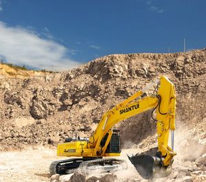 Machinerie de construction Shantui, excavatrice sur chenilles de 50 tonnes, modèle SE500LC, avec garantie d'un an, moteur et pompe à haute puissance de creusement - Product Image 3