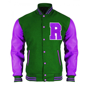 Chaqueta Varsity de Béisbol Personalizada de la Mejor Calidad OEM, Chaqueta de Invierno con Letras Bordadas, Material de Tela de Primera Calidad, Secado Rápido y Transpirable - Product Image 2