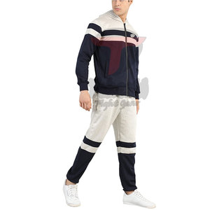 Survêtements d'hiver 100% coton légers et respirants avec logo personnalisé de qualité supérieure pour hommes ensembles tendance grande taille et solide - Product Image 4