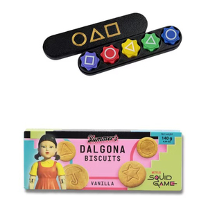 Los clientes demandan el mejor fabricante, precio barato, galleta Yummers inspirada en Squid Game Fun 140g - Product Image 1