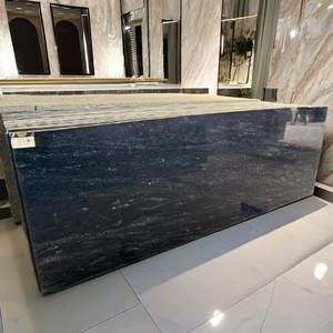 Carreaux de revêtement mural en granit gris Bianco de couleurs noires indiennes Carreaux de pierre naturelle polie pour cuisine et salle de bain Option Inde - Product Image 1