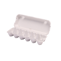 Recién llegados, caja de 2024 docenas de huevos con pulpa de papel moldeada biodegradable, caja de huevos degradable a precio barato hecha en Vietnam