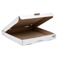 Boîtes à pizza imprimées en papier kraft, finition brillante ou mate, gaufrage, matériaux recyclés, forme personnalisable, finition mate