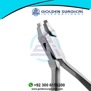 Odontología Endodoncia Dentadura Gancho Alicates de prensado Manual de acero inoxidable | Instrumentos de laboratorio dental Juego al por mayor quirúrgico - Product Image 3