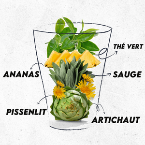 Trà giải độc Artichoke Dandelion <span class=keywords><strong>Sage</strong></span> 500ml, bổ sung thảo dược lợi tiểu, thức uống của Pur Vitae - Product Image 3