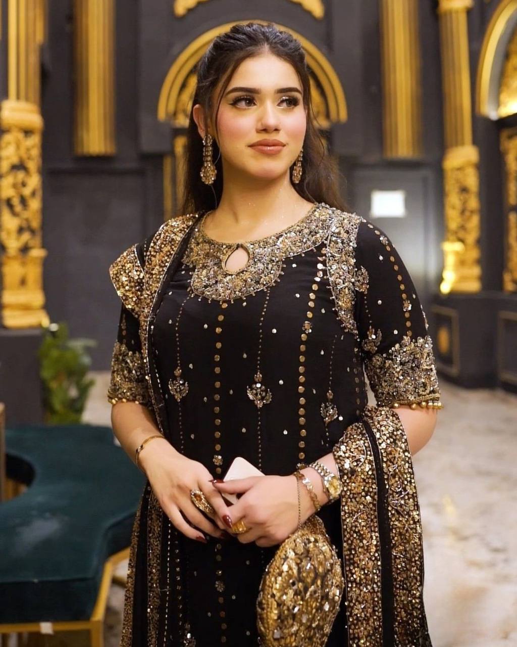 strapless open back dress The Most Elegant Velvet Evening Party Dress Prices and Velvet Dress Designs  – Shazia Yasin main image 1