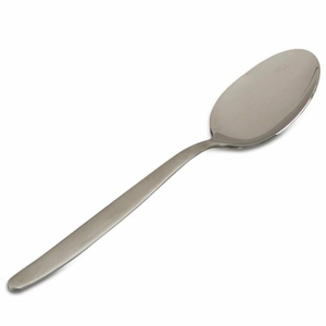 Stainless Steel Pair of Polished Knot Handle <b>Serving</b> <b>Spoons</b> - Product Image 3