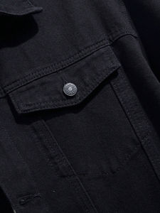 Chaqueta Vaquera de Algodón 100% Personalizable para Hombre, con Cuello Alto, Estilo Deportivo, Resistente al Viento, para Uso en Exteriores - Product Image 6