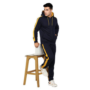 Conjunto Deportivo Personalizado de Alta Calidad para Hombre, Sudadera con Capucha y Cremallera, Manga Larga, 100% Algodón, Felpa, Informal, Cálido, para Entrenamiento - Product Image 5