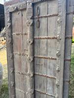 Panneaux de porte en bois massif anciens, maison, bureau, extérieur, villa de luxe, devant, salle à manger, salon, cuisine, meubles sculptés à la main, vintage