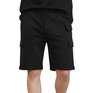 Survêtement d'été 100 % coton tricoté uni, écologique, respirant, décontracté, léger, confortable, unisexe, streetwear 2027 - Product Image 2