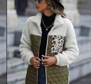 Long <b>Women's</b> Wool/Cotton/Polyester Casual <b>Coat</b> <b>with</b> Fox <b>Fur</b> Trim <b>Hooded</b> Plus Size Anti-shrink & Breathable for Wholesale Buyers - Product Image 1