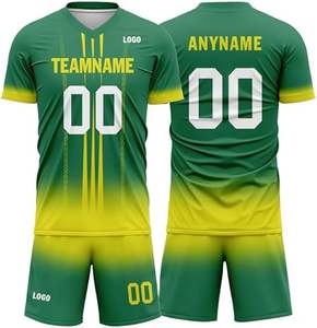 Uniforme de fútbol con envío directo personalizado, ropa de práctica cómoda de secado rápido, Conjunto de camiseta y uniforme de fútbol - Product Image 4