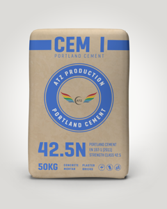 ATZ CEM I 42.5N cemento Portland de Vietnam precio razonable de alta resistencia y 40kg 50kg embalaje para Material de Construcción - Product Image 1