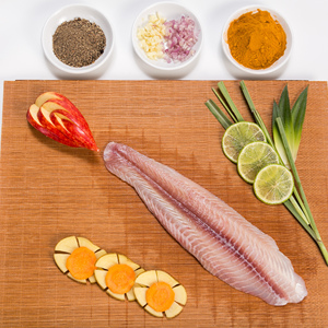 Grado 10kg Pangasius congelado Semi-Tipo Belly Fish Filete fuera de la grasa Embalaje a granel Directo de Vietnam - Product Image 4