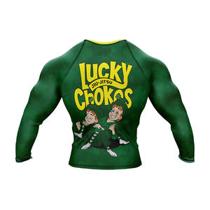 Vêtements de sport pour hommes de qualité supérieure Rash Guard Fabriqué au Pakistan Meilleur prix Taille personnalisée Respirant Séchage rapide Écologique - Product Image 2