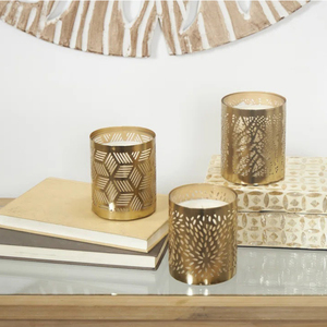 Luxurious <b>Gold</b> Finished Iron Metal T Light Holder Reasonably Priced <b>Candle</b> Votive Holder for Home Office for Glass <b>Candle</b> - Product Image 6
