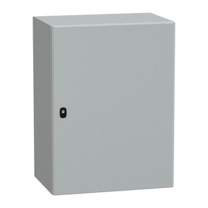 Armadio Elettronico e per Strumenti SCHNEIDER ELECTRIC NSYS3D8640P Spacial S3D per Porte Piane, H800xW600xD400, IP66, IK10, RAL7035 - Product Image 1