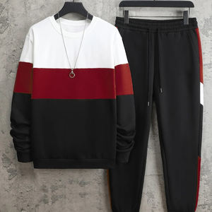 High Quality Custom Men Tracksuit Flare Fleece 100%cotton Men Tracksuits Pullover flare sweatpants <b>full</b> <b>zip</b> <b>up</b> <b>hoodie</b> tracksuit - Product Image 1