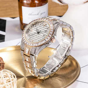 Montre automatique Moissanite pour hommes Iced Out VVS Diamond Luxury Stainless Steel Sapphire Crystal Glass Ultimate Timepiece - Product Image 4