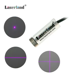 405nm Violet Blue Semiconductor Laser Module Laser Head Dot Line Cross Generator Laser Light Source