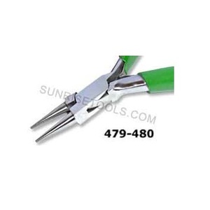 <b>Plier</b> 5" <b>round</b> <b>nose</b> heavy v-spring s/s jewelry tools - Product Image 3