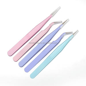 2024 Eye Brow Lash Extensionsแหนบโลโก้ที่กําหนดเองอุปกรณ์เสริมเครื่องมือแหนบขนตาชุดทองกล่องเหล็กสแตนเลส - Product Image 3