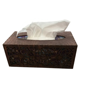 Handmade Wooden Tissue Box Cover with Jali Design Home & Restaurant <b>Napkin</b> <b>Dispenser</b> Decorative <b>Napkin</b> Holder Good Price - Product Image 1