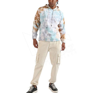 Sweat à capuche épais et lavé à l'acide de grande taille pour hommes Sweats à capuche thermiques surdimensionnés vintage et unis à séchage rapide pour l'hiver - Product Image 4