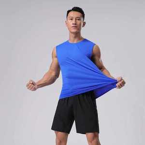 High Quality Custom Men's Premium Ribbed Tank Top Breathable Knitted Casual Style Printed Tank Top - Product Image 5