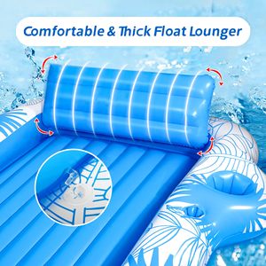 Vente Flash : Transat Gonflable Extra Large pour Adultes, Radeau Flottant pour Bronzage, Lit de Piscine Portable pour Bronzage - Product Image 4