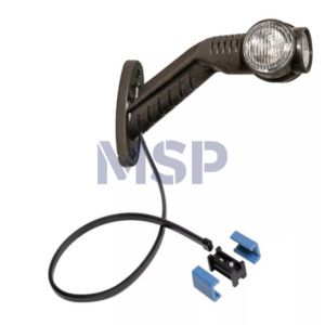 3304-Aspock SUPERPOINT III LED-Droit-Standard-Connexion P & R-Rouge/blanc/orange-Câble 1,25 m-TrailerPart MSP - Product Image 3