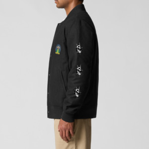 High Quality Cotton Canvas Work Bomber <b>Jacket</b> Custom Logo Winter <b>Jacket</b> Streetwear with Stand Collar <b>Casual</b> Good Weight for Boys - Product Image 4