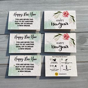 100% Recycled Cotton <b>Paper</b> Infused Live Flower <b>Plantable</b> Biodegradable Creative Luxury Birthday Greeting Cards Elegant Design - Product Image 3